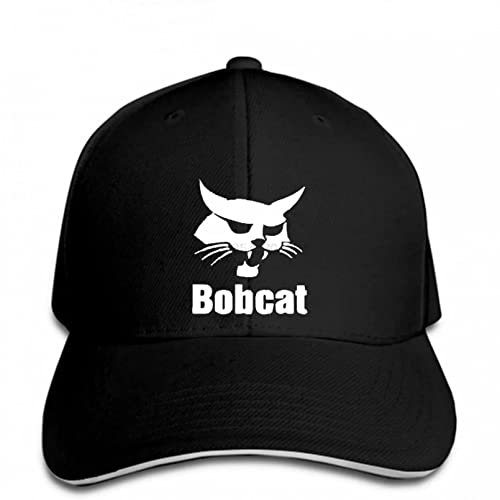klassisch Baseball Kappe Mark Cap BB Cap Print Bobcat Heavy Equipment Logo Herren-Snapback-Mütze mit Peak-Geschenk Hip Hop Geschenk