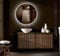 MICE COLLECTION CRISTALED - Espejos led para baño, Espejo retroiluminado Redondo luz fria SERIE ALPHA Ø 90 cm
