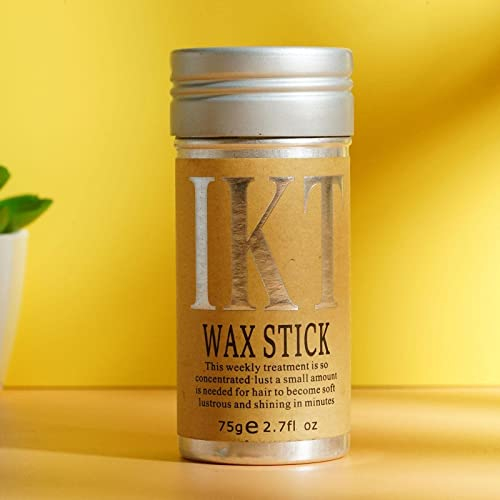 Hilai Styling Wax Stick, Haar Wachs Frisur Gel Stick Haar Modellierung Wax Stick, Frau Männer Styling Wax Stick Haar Feuchtigkeitsspendendes Wachs Matt Strong Hold Haar Pomade, 100 gramm