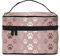 Trousse de Maquillage en Or Rose avec Pattes d'animaux, Trousse de Toilette pour Femme, Trousse de Toilette de Voyage, Trousse de Maquillage, Organisateur de Maquillage, Grande Trousse de Maquillage