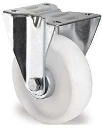 Promat Bockrolle Rad-Ø 125 mm Tragfähigkeit 250 kg Polyamid Platte L105xB80 mm