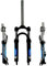 ZECHAO Federgabel, 20 Zoll Gerades Rohr Aluminiumlegierung Mechanische Gabel Scheibenbremse Federweg 80mm, Für Fahrradzubehör Fahrrad Federgabel