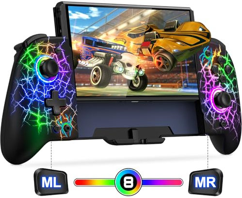 AODE Manette sans fil pour manette de jeu Bluetooth sans fil pourSlim/Pro/PC,manette de jeu ergonomique avec double TouchPad 3,5 mm prise audio bouton six axes amélioré-0706-128