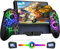 AODE Manette sans fil pour manette de jeu Bluetooth sans fil pourSlim/Pro/PC,manette de jeu ergonomique avec double TouchPad 3,5 mm prise audio bouton six axes amélioré-0706-128