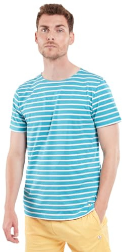 Armor Lux Herren Matrosenhemd Hoëdic Heritage T-Shirt, Pagoda/Milk, M