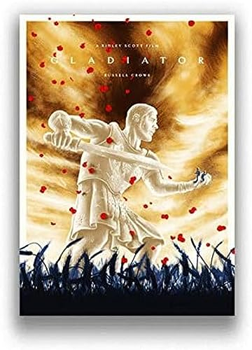 Poster Gladiator-Poster, Vintage-Filmposter, Wandkunst, Bilder, Leinwand, Malerei, Poster Und Drucke, Heimdekoration 50X70Cm Kein Rahmen