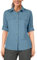 33,000ft Camicia da donna UPF50+, protezione UV, ad asciugatura rapida, per il tempo libero, a maniche lunghe, funzionale, per pesca, safari, viaggi, golf, blu acciaio, XL