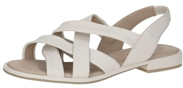 CAPRICE Damen Sandalen flach aus Leder Sommer