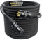 XLR Cables 25ft, 20 AWG, Professional Gold-Plated Rean Connectors from Neutrik, Kevlar-Reinforced Nylon Braided XLR Microphone Cable, Mic Cable, Durable Shielded and Balanced XLR Male to Female Cord