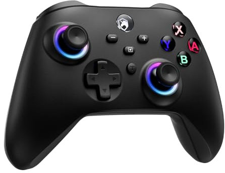 UPGRADE Mando para Switch/ Switch 2 2025, Mando Inalámbrico con Gatillos de Recorrido, Batería 1000mAh, LED RGB/Gyro Axis/Turbo/Vibración/ Botones Programables, Mando Pro para Switch/PC/Android/iOS