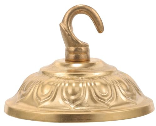 jojofuny Plafoniera in rame con gancio - Piastra di sospensione per lampadari e lampadari, installazione facile e durevole, decorazione ed elegante per la casa