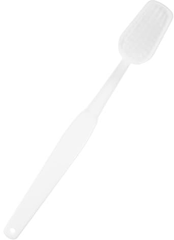 INOOMP Styling-zahnbürste Extra Weich Groß Riese Streich Fall Erwachsene Riesig Partyzubehör Dekorative Zahnbürste Jumbo Für Cosplay-zubehör Zahnbürsten-ornament Abs Weiß