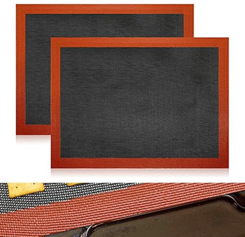 Lot de 5 tapis de cuisson en silicone et fibre de verre pour une cuisson pratique et efficace