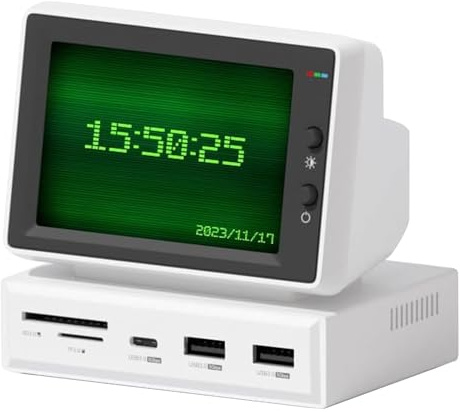 Plyisty 3,5 -Zoll -IPS -USB - -Bildschirm mit USB C Hub, PC, CPU -RAM -HDD -Datenmonitortemperatur, Sub -Screen für Laptop -PC, 960x640
