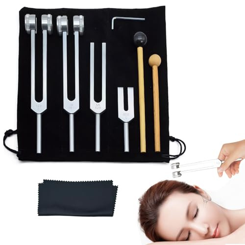 I Diapason per la Strumenti Curativi | Set di Diapason Adatti a Principianti e Praticanti Esperti Strumento Utile per Corpo Mente