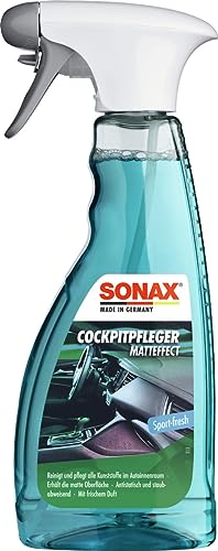 SONAX CockpitPfleger Matteffect Sport-Fresh (500 ml) reinigt und pflegt alle Kunststoffteile im Auto | Art-Nr. 03572410
