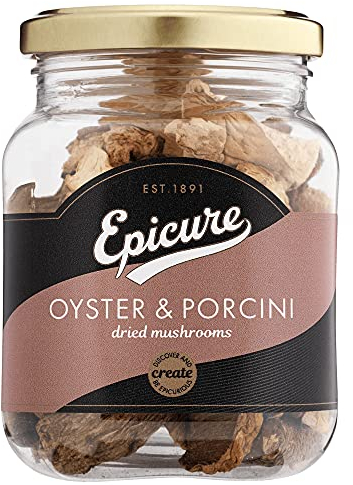 Epicure Dried Oyster and Porcini Mushrooms, for Creative Cooks, 25 g (Pack of 6)