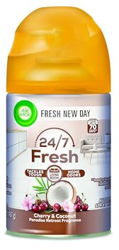Air Wick Automatic Air Freshener Spray Refill, 1ct, Paradise Retreat, Odor Neutralization, Essential Oils