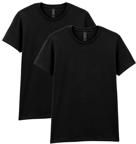 Gildan Damen T-Shirt für Erwachsene, Schwere Baumwolle, 2er-Pack T-Shirt