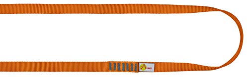Aliens Bandschlinge Open Sling (Bruchlast 22 kN/2200kg, 16 mm Breite) Verschiedene Längen in unterschiedlichen Farben, Farbe:60 cm orange