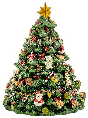 Elanze Designs Weihnachtsbaum-Spieluhr – spielt Melodie We Wish You A Merry Christmas