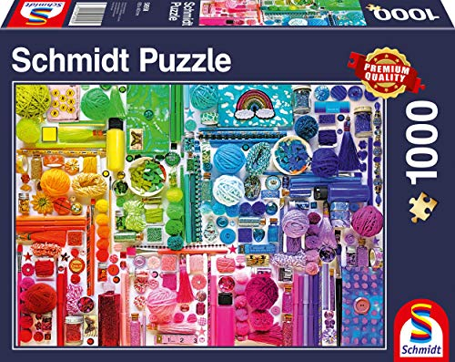 Schmidt Spiele 58958 Regenbogenfarben, 1000 Teile Puzzle
