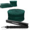 Heimfleiss® Drillapparat Driller + Rödeldraht 1,4 x 100 bis 300 mm (1000 Stk) - Set aus Drahtbinder Rödelzange & Bindedraht ummantelt Sackverschluss - Betonbindedraht Ösendraht Drill Draht