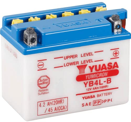 E-BIKERS.IT Batterie YB4L-B Yuasa Aprilia Scarabeo Sonic SR Amico Rally Habana 50 2-Takt 2 t