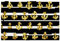 Ocean Stripe Anker Mosaik Tischsets Set von 1 für Esstisch, waschbar, rutschfest, für Weihnachten, Urlaub, Geburtstag, Party