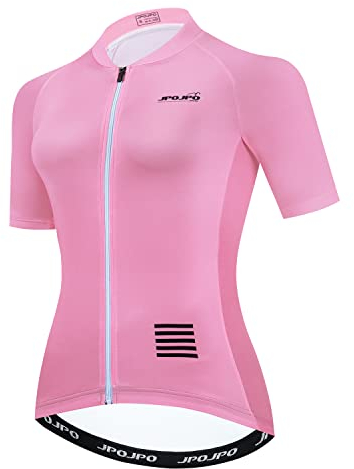 Radtrikot für Damen, Fahrrad-Shirt, Team-Biking-Strumpfhose, Kleidung, Pink, Klein