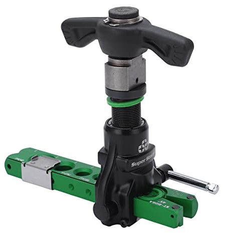 ViaGasaFamido Kit 45 Piezas Herramientas Abocardado Tubo Excéntrico Cobre Aluminio Manual Taladro