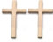 2pcs Holzkreuz Vintage Religiös Handgefertigt 4,7 Zoll Kleiner Wandkruzifix Hanges Kreuz Für Home Wanddekoration