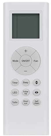 VINABTY Nuovo RG66A1/BGEF Air Conditioner Telecomando di ricambio RG66A1-BGEF Telecomando per MIDEA Air Conditioner RG66A1/BGEF RG66A1-BGEF RG66A1 BGEF Remote Controller