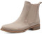 MARCO TOZZI Damen Chelsea Boots Flach zum Schlupfen, Braun (Taupe), 38 EU