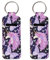 ENLACHIC Chapstick-Halter mit Einhorn-Aufdruck, Schlüsselanhänger, Lippenbalsam-Halter, Chapstick-Hülle, Lippenstift-Halter für Damen und Mädchen, 2 Stück, Einhorn-Schmetterling, 2 Stücke