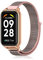 ZoRoll Cinturino per Xiaomi Smart Band 8 Active / Redmi Smart Band 2, Nylon Morbido Sport Traspirante Ricambio Bracciale Compatibile con Xiaomi Redmi Smart Band 2 / Xiaomi Smart Band 8 Active - Rosa