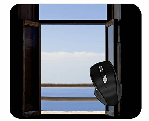 YENDOSTEEN Tapis de Souris drôle personnalisé, Tapis de Souris Rock Sunrise Northsea 300 * 250 * 3 mm