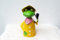 Gwenys Haus Zaunhocker Frosch mit Pfeife