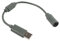 Keenso Ersatzkabel für Kabelgebundenen Controller, USB-Breakaway-Adapter, Verbindungskabel für Grau