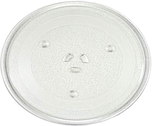 HQRP 11.25 / 28.5cm Glass Turntable Tray Compatible with Samsung DE63-00624A ME11A7510DG ME16A4021AS ME17H703SHW SMH1713B Kenmore 40185044110 40185043010 Microwave Oven Plate 285mm 11-1/4 inch