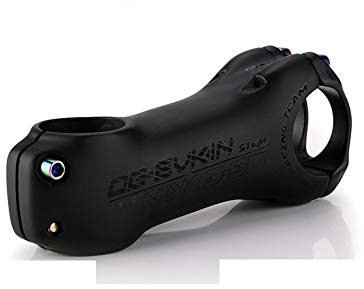 LATEAU Fahrrad Vorbau,Lenker Vorbau Carbon-Fahrrad-Stem Titan-Legierung Rennrad Grad Carbon MTB Fahrrad Fahrradteile Stem Stem (Size : 6 90MM)