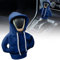SXCCNW Auto Schaltknauf Abdeckung, Schaltknauf Abdeckung, Schaltknauf überzug Schaltknauf Hoodie Abdeckung Car Shifter Hoodie für Auto Schalthebel Dekoration 19 x 14 cm Navy Blau
