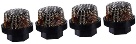 Angoily 4pcs Hose Sprayer Gun Filter Thread Mesh Screen Suction Atv Sprayer Inlet Strainer Reusable Parts