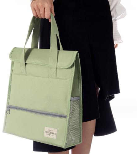 A4 Canvas Document Tote Organiser Bag Waterproof Document Bag File Organizer Travel Storage Bag with Handle Oxford Zipper Pouches for Organizing for Student Office