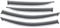 SONGLULU 4pcs Windabweiser Für VW Santana Vista 2000 3000 2004-2011,Regenabweiser Autofenster Regenschutz,Auto Zubehör