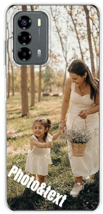 JGOYGYI Personalisierte Handyhülle kompatibel mit ZTE Blade V50 V40 V30 vita A73 A72 A71 A54 A53 A52 A51 A34 A32 A31 Lite,Benutzerdefiniert Hülle Transparent mit Eigenem Foto Bild Text