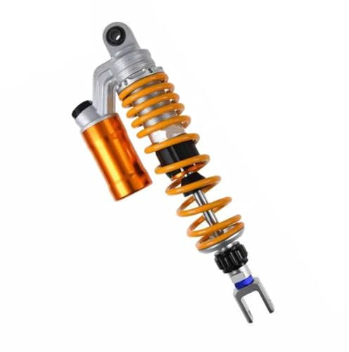 Motorrad Stoßdämpfer Für Suzuki Dirt Bike Quad ATV Motorrad Roller Abschnitt Einstellbare Hintere Luftstoßdämpfer Stoßdämpfer Hinten Stoßdämpfer Dämpfer(340mm)