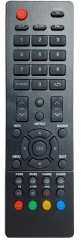iOOiQQ Mando a distancia de repuesto para modelos de TV: K40DLM7F (V2) K24DLM7F K32DLM7H K49DLM8U K50DLM8F K55DLM8U K32DLM10H K24DLM10H K24DLM10H K24DLM10H