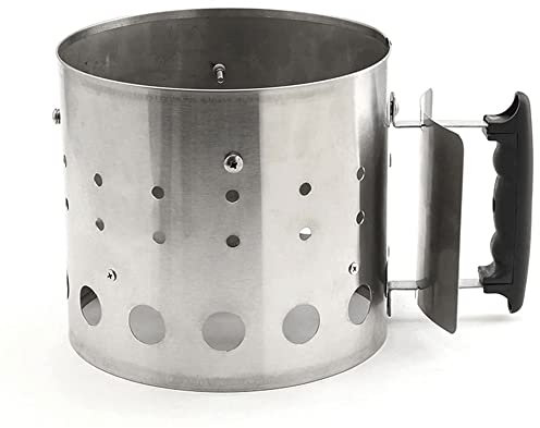 KWMAEEUID Juego de iniciación para Chimenea de carbón, Accesorios para Chimenea, Cubos para Encendedor, Guantes Resistentes al Calor para Barbacoa, soplador, Herramientas para Barbacoa