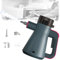 Multi-Surface Handheld Steam Cleaner with 5 Accessories,Natural Multi-Purpose Steam Cleaner with 350ml Water Volume,3.5 Bar Pressure,for Home to Clean Dirt,Tile,Upholstery,Grey